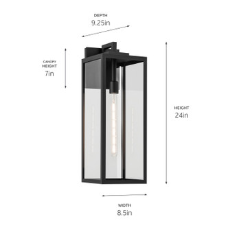 Branner One Light Outdoor Wall Mount (59113BKT)