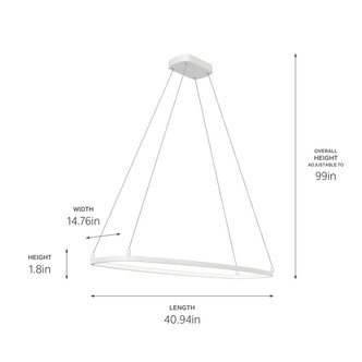 Koloa LED Chandelier (84312WH) Koloa LED Chandelier (84312WH)