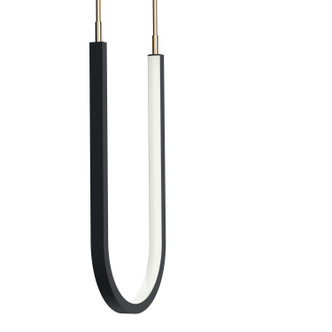 Wayan LED Linear Chandelier (84315MBK) Wayan LED Linear Chandelier (84315MBK)