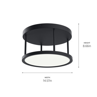 Lavi LED Semi Flush Mount (84319MBK)