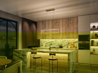 Jestin LED Linear Chandelier (84322CG)