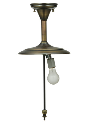Meyda Tiffany - 136105 - One Light Hardware - Cilindro - Antique Brass