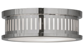 Meyda Tiffany - 145703 - Two Light Flushmount - Cilindro - Extreme Chrome