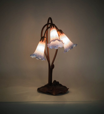 Pink/Blue Three Light Accent Lamp (14670)