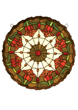 Meyda Tiffany - 14757 - Window - Colonial Tulip - Antique