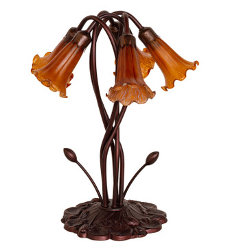 Amber Five Light Accent Lamp (14931)