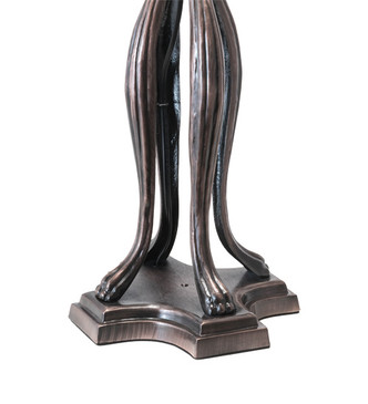 Tiffany Honey Locust Three Light Table Lamp (149748)
