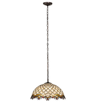Diamond & Jewel Three Light Pendant (151323)