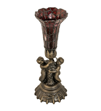 Stained Glass Pond Lily One Light Mini Lamp (151921)