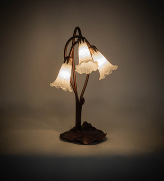 White Three Light Accent Lamp (15282)