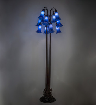 Blue 12 Light Floor Lamp (15895)