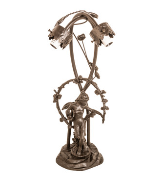 Pink/White Two Light Trellis Girl (16697)