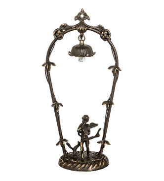 Blue Cherub One Light Mini Lamp (17428)