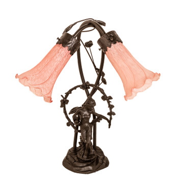 Pink Two Light Accent Lamp (17858) Pink Two Light Accent Lamp (17858)
