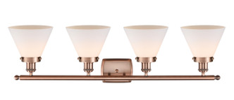 manufacturer_finish:Antique Copper|manufacturer_glass:Cased Matte White Large Cone|light_output:220.00lm|color_temperature:2200K|cri:99