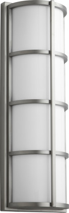 Oxygen - 3-713-224 - LED Outdoor Lantern - Leda - Satin Nickel