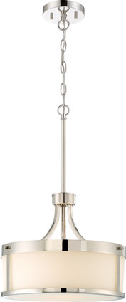 Nuvo Lighting - 60-6227 - Two Light Pendant - Denver - Polished Nickel