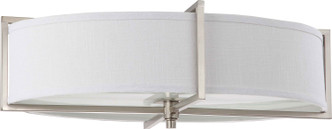 Nuvo Lighting - 60-4469 - Six Light Flush Mount - Portia - Brushed Nickel