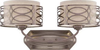 Nuvo Lighting - 60-4722 - Two Light Vanity - Harlow - Hazel Bronze