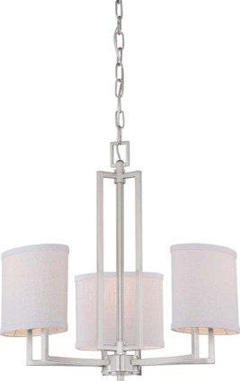Nuvo Lighting - 60-4757 - Three Light Chandelier - Gemini - Brushed Nickel