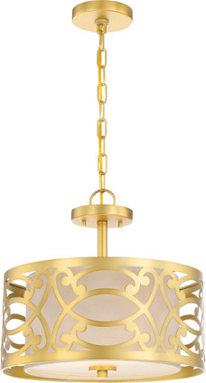 Filigree Two Light Semi Flush Mount (60-5967)