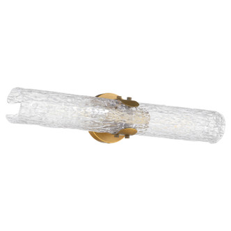 Quorum - 593-2-147 - Two Light Wall Sconce - Meriam - Brushed Brass