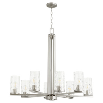 Quorum - 6111-8-65 - Eight Light Chandelier - Steinway - Satin Nickel