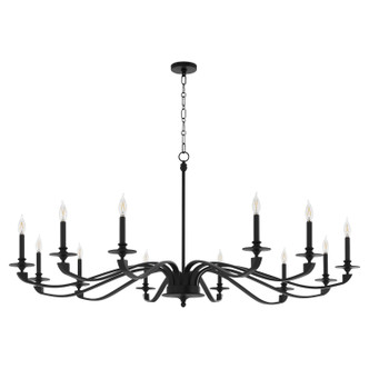 Quorum - 6240-12-59 - 12 Light Chandelier - Chantelle - Matte Black