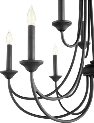 Brooks Nine Light Chandelier (6250-9-69)