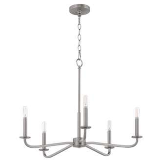 Quorum - 6307-5-65 - Five Light Chandelier - Rutherford - Satin Nickel Quorum - 6307-5-65 - Five Light Chandelier - Rutherford - Satin Nickel