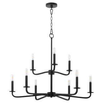 Quorum - 6307-9-59 - Nine Light Chandelier - Rutherford - Matte Black Quorum - 6307-9-59 - Nine Light Chandelier - Rutherford - Matte Black