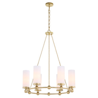 Lee Boulevard Six Light Chandelier (667-6-80)