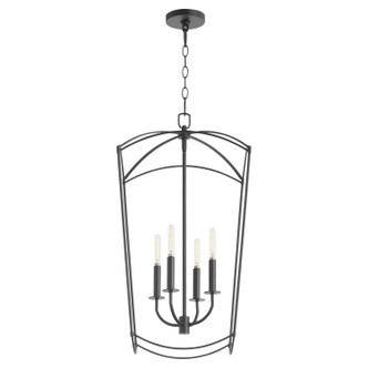 Quorum - 6812-4-59 - Four Light Entry - Mantle - Matte Black