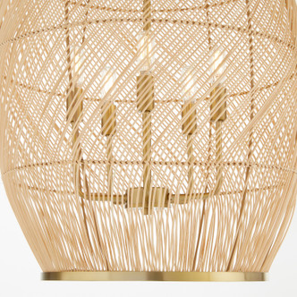 Rattan Five Light Pendant (6900-5-80)