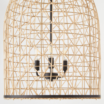 Rattan Three Light Pendant (6902-3-59)