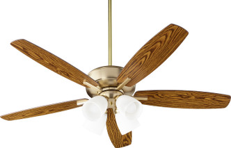 Quorum - 70525-480 - 52Ceiling Fan - Breeze - Aged Brass