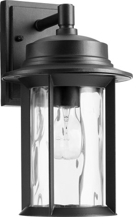 Quorum - 7246-7-69 - One Light Outdoor Lantern - Charter - Textured Black