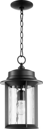 Quorum - 7247-9-69 - One Light Outdoor Lantern - Charter - Textured Black