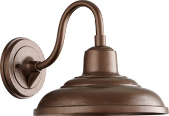 Quorum - 770-86 - One Light Wall Mount - Extended Hood Lanterns - Oiled Bronze