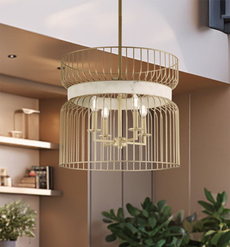 Park Slope by Robin Baron Four Light Pendant (3394-754)