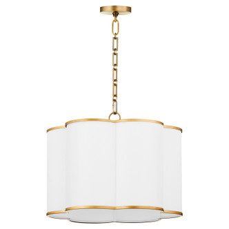 Quorum - 8228-4-47 - Four Light Pendant - Belinder - Brushed Brass