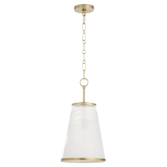 Quorum - 8238-11-80 - One Light Pendant - Providence - Aged Brass