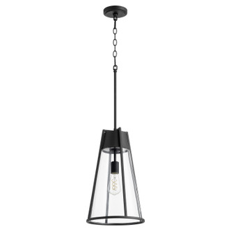 Quorum - 827-69 - One Light Pendant - Pylon Pendants - Textured Black|Clear Clear