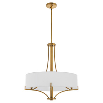 Quorum - 841-4-47 - Four Light Pendant - Imperial - Brushed Brass Quorum - 841-4-47 - Four Light Pendant - Imperial - Brushed Brass