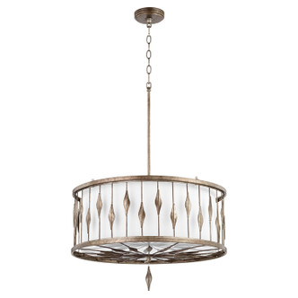 Quorum - 855-6-91 - Six Light Pendant - Cordon - Persian Gray