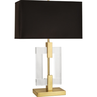 Robert Abbey - 1011B - One Light Table Lamp - Lincoln - Modern Brass w/ Crystal