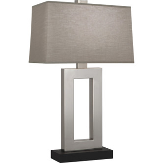 Robert Abbey - 104G - One Light Table Lamp - Doughnut - Antique Silver