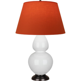 Robert Abbey - 1640T - One Light Table Lamp - Double Gourd - Lily Glazed Ceramic w/Deep Patina Bronze