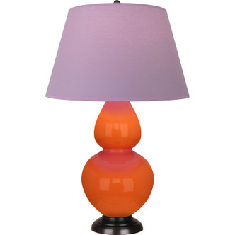 Robert Abbey - 1645L - One Light Table Lamp - Double Gourd - Pumpkin Glazed Ceramic w/Deep Patina Bronze