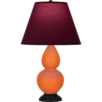Robert Abbey - 1655P - One Light Accent Lamp - Small Double Gourd - Pumpkin Glazed Ceramic w/Deep Patina Bronze